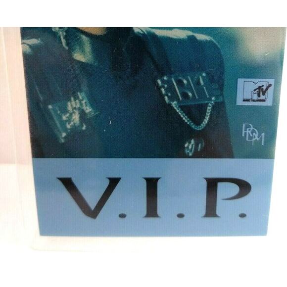 Janet Jackson 1990 Rhythm Nation VIP Vintage Backstage Pass Original Pop Music - Picture 4 of 4
